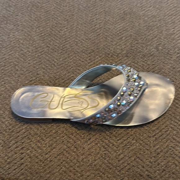 Guess Rhinestone Flip Flops - Picture 2 of 6